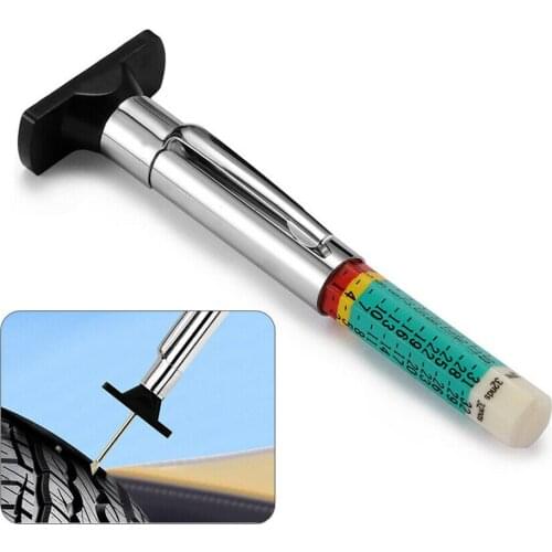 Car Tyre Tread Depth Gauge For Car Truck Scooter Motorb Tread Depth Measuring Tool Auto Thickness Detection Meter