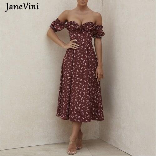 JaneVini Boho Summer Dresses