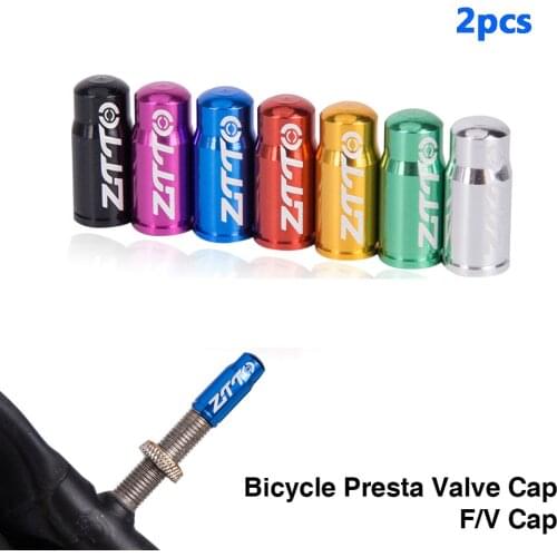 2Pcs MTB Mountain Bike Valve Dustproof Aluminum Alloy Wheel Tire Cap Protector Pump Cover Gas Nozzle Cycling Accessories