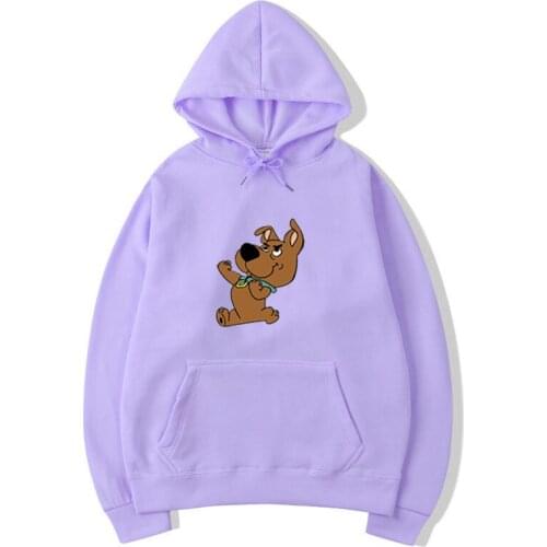 Fashion 2021 New oversized Cute Dog Print Sweatshirt Kawaii Hoodies Men Women Top clothes Hoody Male Women Hoodie Streetwear
