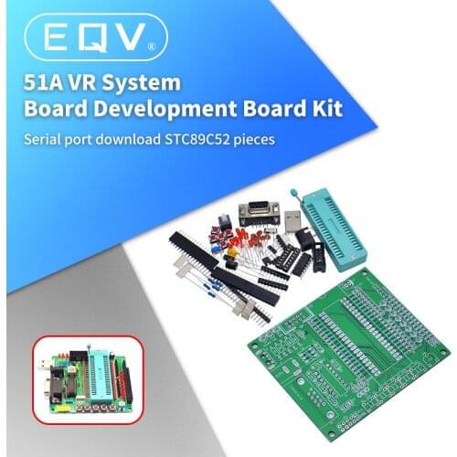 DIY learning board kit suit the parts 51/AVR microcontroller development board learning board STC89C52