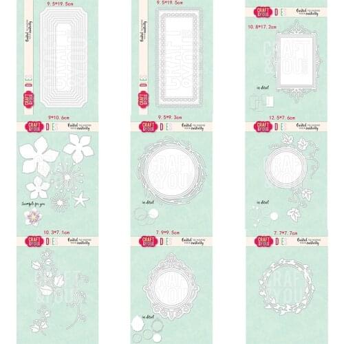 CH 2021 New Arrival Flowers Metal Cutting Dies Embossing Scrapbooking Stencil Craft Cut Dies For DIY Card Craft Handmade