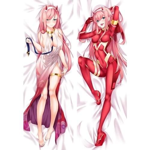 2021 NEW Anime DARLING In The FRANXX-zero Two Pillow Cover Dakimakura Sexy 3D Girl Bed Embrace Body Pillowcase Cartoons Cosplay