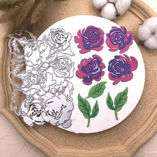 Panalisacraft layer Flower Petal Leaves Metal Cutting Dies cut die scrapbooking Album Paper Card Craft Embossing