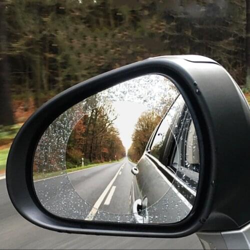 Car Rain Film Rearview Mirror Protective Film Anti Fog Membrane Anti-glare Waterproof Rainproof Car Mirror Window Clear Safer
