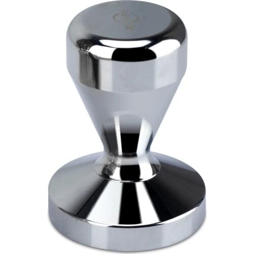 Recaps 51mm or 58mm Solid Iron with Chrome Plated Base Coffee Tamper for Espresso Coffee Machines Press Coffee Grind