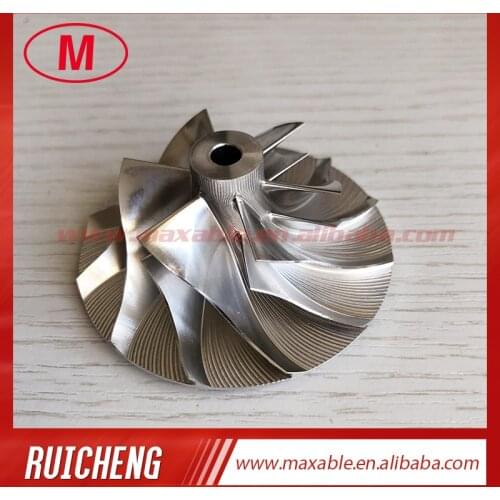 TF035 6+6 blades 38.00/59.00mm 49135-05671/320D Upgrade Turbo aluminum 2618/billet compressor wheelpressor wheel