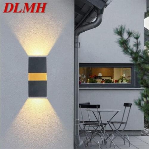 DLMH Outdoor Wall Light Contemporary LED Lamp Waterproof Sconces Home Decorative For Porch Stairs