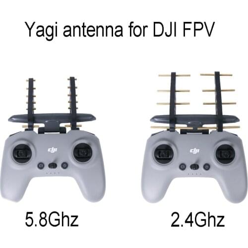DJI FPV Signal Booster Yagi Antenna Remote Controller Range Extender Amplifier for DJI FPV 2.4/5.8Ghz