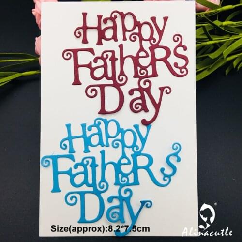 Die cut metal cutting die fathers day Alinacraft Scrapbooking album papercraft handmade card stencil art cutter punch die