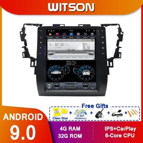 WITSON Android 9.0 vertical screen car gps multimedia video radio player for TOYOTA ALPHARD 2010-2014 (20series)