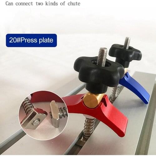 Clamp T-nut T Rail Clamp Set Multicolor Multisize Woodworking Tools Q1JB