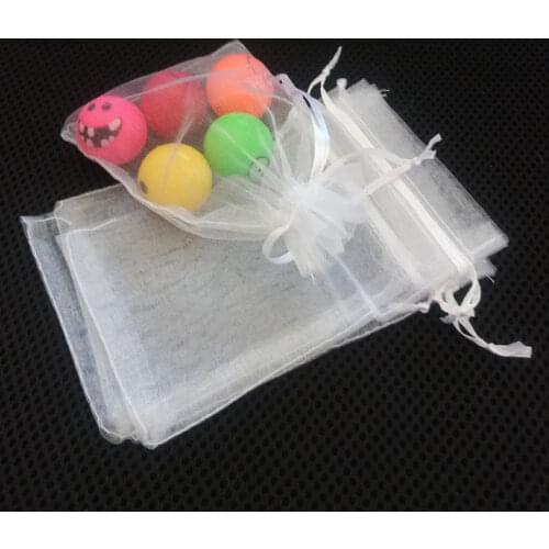 1000pcs 9x12cm White Organza Gift Bags For Jewelry Bags Packaging Gift Bag Birthday Party Christmas Gifts Bags Organza Pouch Diy