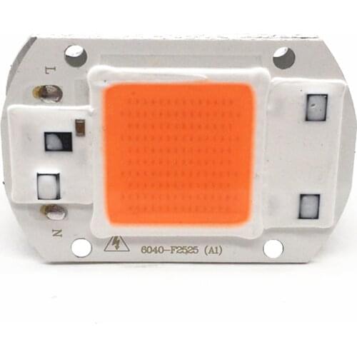 5pcs Hydroponice AC 110V 220V 30w 50w led grow chip full spectrum 380nm-840nm for indoor led grow light