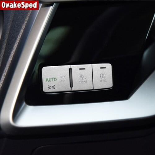 Car Styling Headlight Switch Button Sticker Decoration Trim For Audi A3 2021 Interior Mouliding Accssories