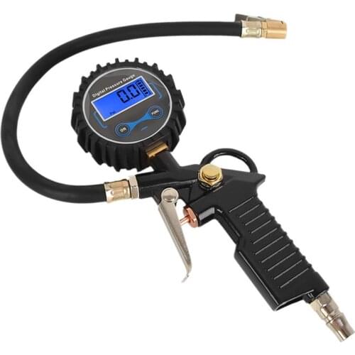 Digital Car Truck Vehicle Air Tire Pressure Inflator Gauge Lcd Dial Meter