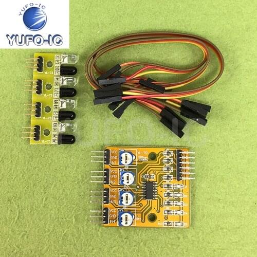 Free Ship 1PCS 4-Way Infrared Tracking/Tracking Module/Inspection Module/Obstacle Avoidance/Vehicle/Robot Sensor
