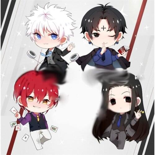 Anime Hunter X Hunter Cartoon Printed Pendant Keychain Acrylic Keyring Cosplay Prop Backpack Decor for Women Men Gift