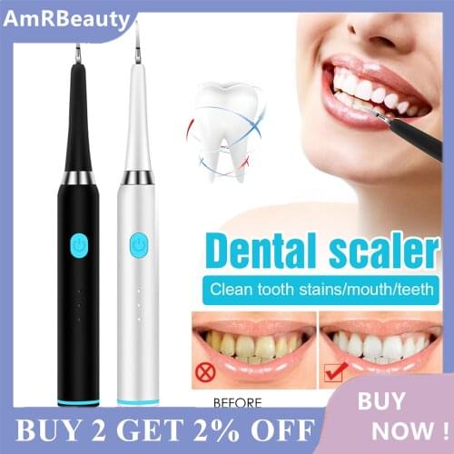 Household Dental Calculus Remover Electric Toothbruth Remover Tartar Whitening USB Rechargeable Tooth Cleaner Portable