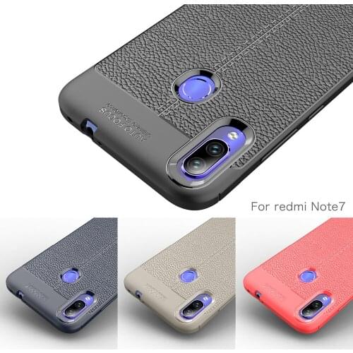 Carbon Fiber Case For Xiaomi Redmi Note 7 Case Soft Cover For Xiaomi Redmi Note 7 Pro Global Note7 Phone Coque Fundas Etui Capa
