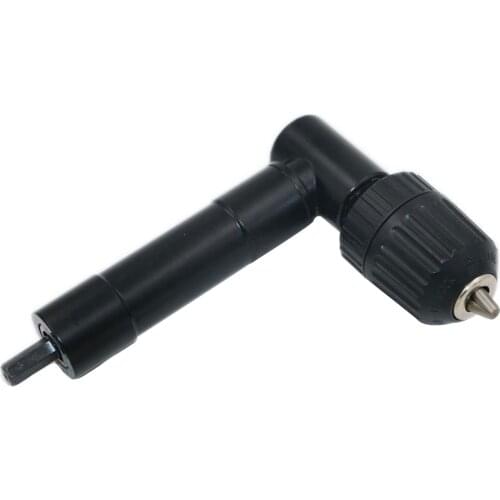 90 Degree Right Angle Electric Drill Angle 8Mm Hexagonal Shank Turning Device Elbow Extension Three-jaw Chuck Corner Drill Bit