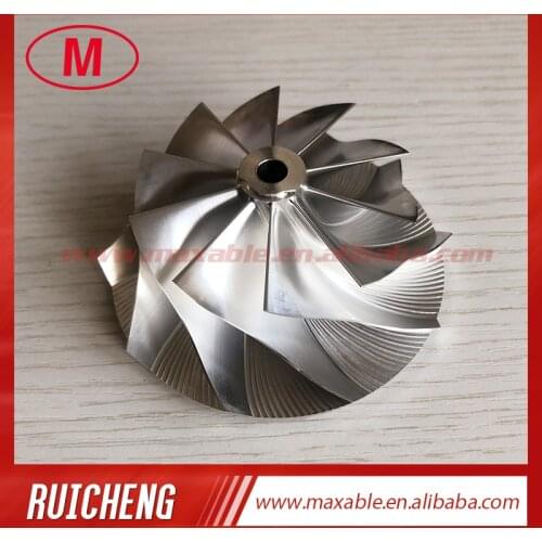 GT3582 451644-0005 61.33/82.00mm 10+0 blades Turbocharger aluminum 2618/milling/billet compressor wheel for racing
