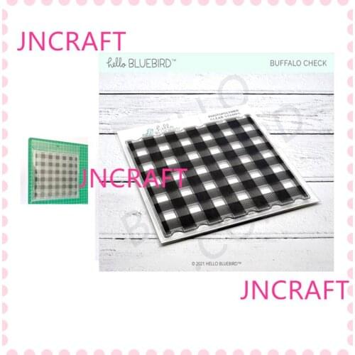 JMCRAFT 2021 New Rectangular Lattice Background Transparent Stamp Scrapbooking Stamping DIY Album Rubber Gift Card Stencil
