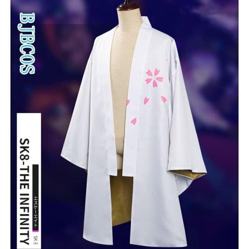 Anime SK8 the Infinity Cherry Blossom Cosplay Costume Outer Coat Outfits Halloween Carnival Suit