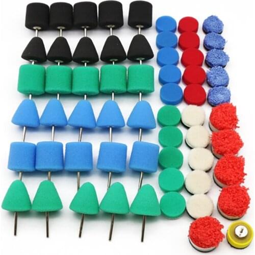 Mini Polishing Kit for Car Beauty Detailing Polisher with Extention Tools Car Polishing Pads Kit for Rotary Polisher