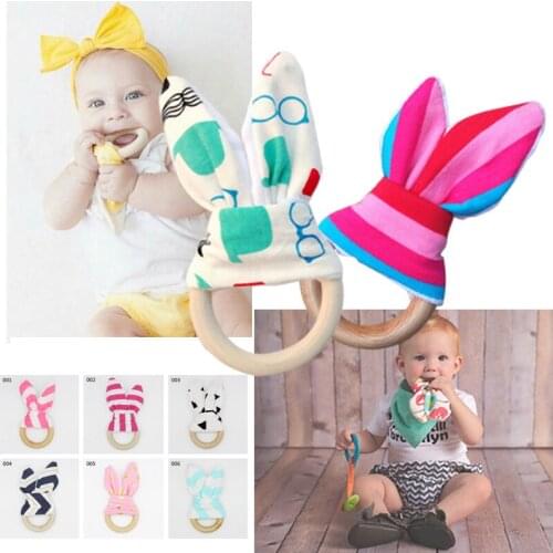 MOONBIFFY Baby Wooden Teethers