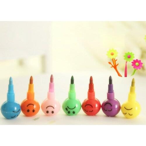 Natural Non-Toxic Children Kids Crayon Oil Pastel Drawing Set School Office Safe Wax Crayon Pen Stationery Student Gift