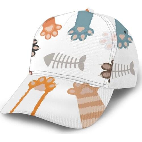 Cats Paw Set Baseball Cap women men snapback caps Classic Style hat Casual Sport Outdoor cap