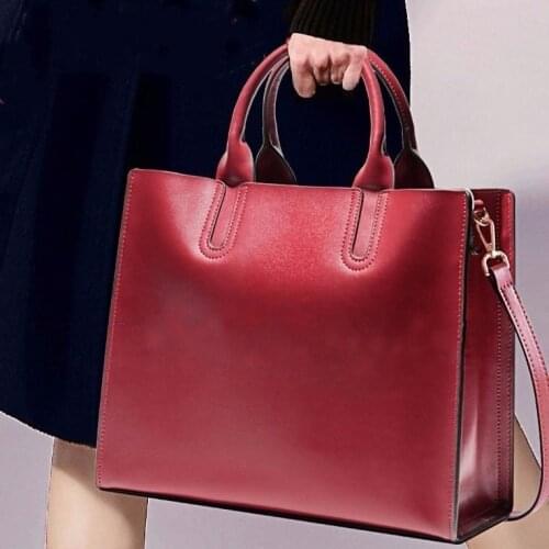 New Fashion Womens Bag PU Leather Handbags Woman Large Shoulder Bags Casual Tote Bag Purses Messenger Bag Work bag