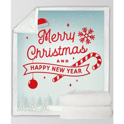 Snowflake Throw Blanket Soft Warm Winter Red Blankets Xmas Christmas Gift Plush Bedspreads For Beds Sofa Car Cover