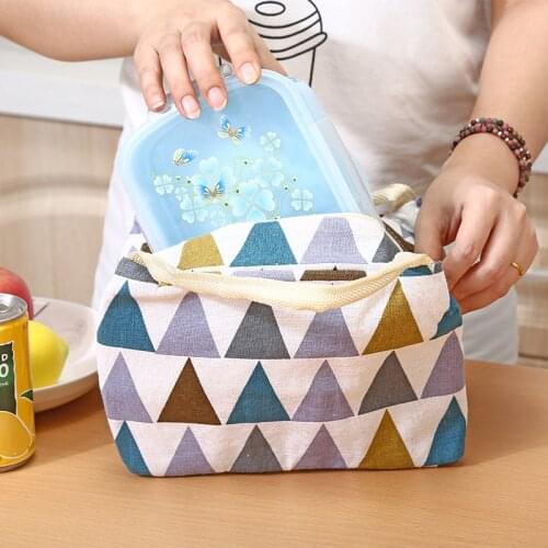 Portable Lunch Box Bags for Women Kids School Insulated Food Picnic Box Tote Bag Thermal Cooler Food Lunch Bags