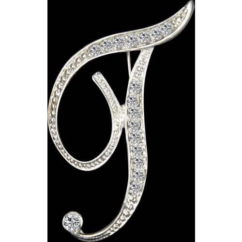 SHUANGR Brooches Letter On Clothes