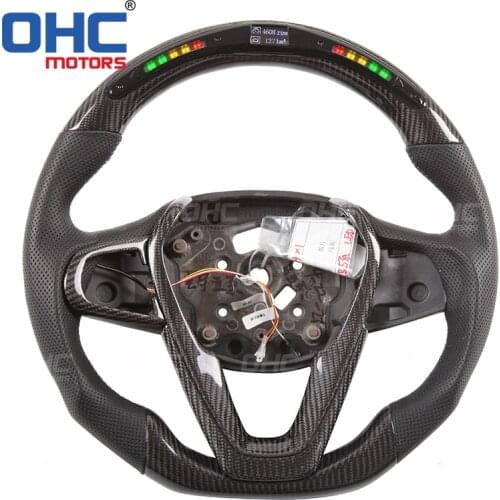 Real Carbon Fiber LED Steering Wheel compatible for BMW G20 G30 G01 G05 3 5 X3 X5