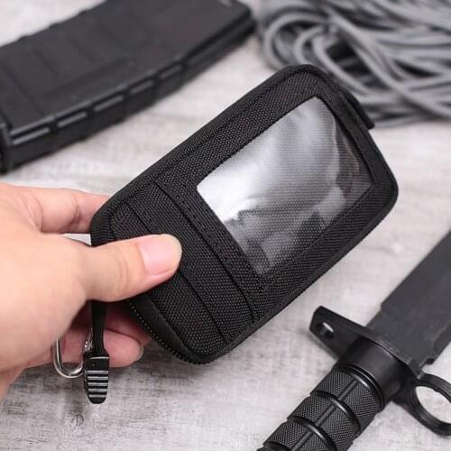 Tactical Molle Waterproof EDC Pouch Mini Key Wallet Holder Phone Coin Purse Wallet Travel Kit Pack Waist Bag for Hunting