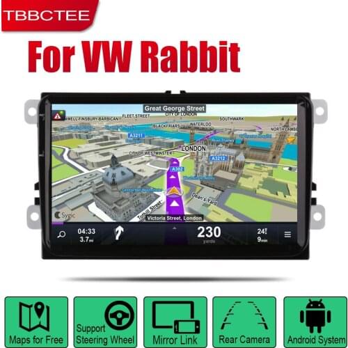 TBBCTEE Auto Player GPS Navigation For Volkswagen VW Rabbit 2007~2009 Car Android Multimedia System Screen Radio Stereo