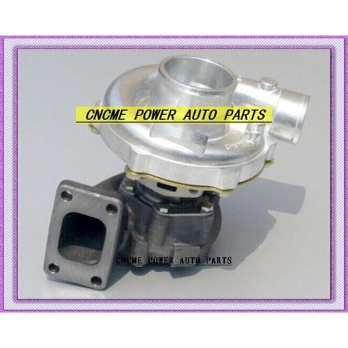 TURBO T3T4 T3 T4 T3/T4 TO4E 5 bolt A/R .63 comp A/R .50 without wastegate water cooled Turbocharger For Universal Cars 170-155kW