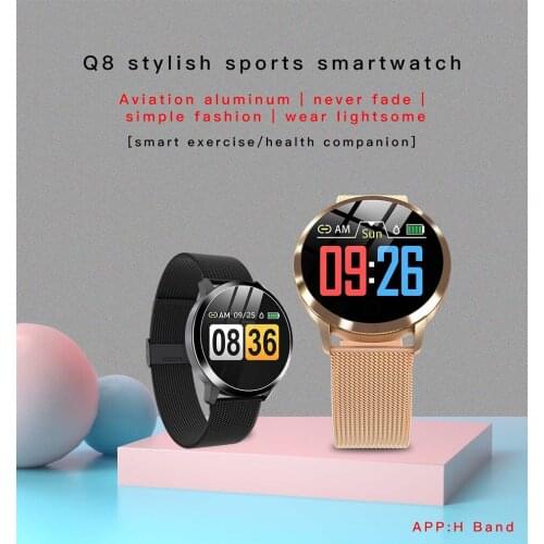 Smart Watch Color Screen IP68 Waterproof Smartwatch Men Women Fashion Fitness Tracker Heart Rate Monitor Wristband Step Counter