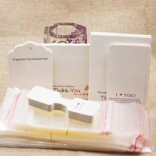 Zerong jewelry paper card cardboard Jewelry package Cards,Necklace/Earring/Hairclip /Pendant packing card100pcs+100oppbag/lot