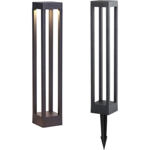 20/40/60CM SMD LED Ground Insert Lawn Lamp Waterproof Modern Aluminum Pathway Pillar Light Outdoor Villa Landscape Bollards Lamp