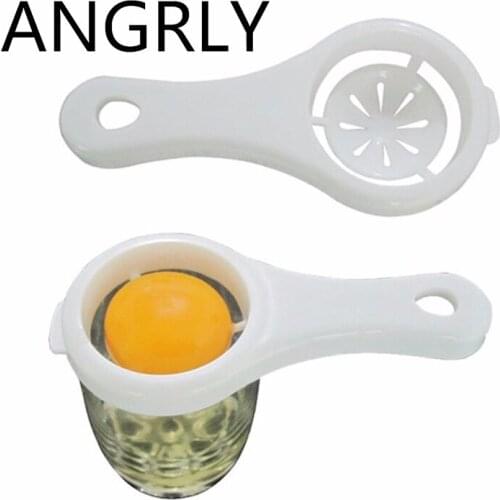 ANGRLY 5pcs/set Eco-friendly Good Quality Egg Yolk White Separator Egg Divider Kitchen Cooking Tool Kit PP Food Grade Material