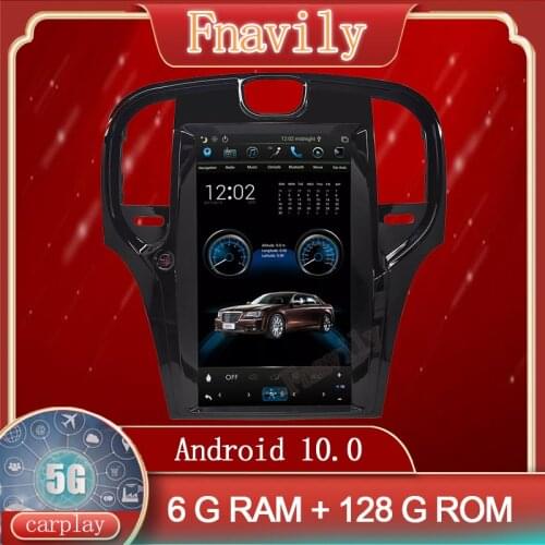 Android 9 PX6 Car Radio For chrysler 300C Dvd Player GPS Multimedia System Autoradio Navi Vertical Screen Tesla Style 13.3" 5G