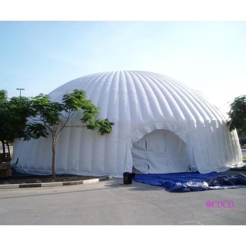 Free air ship to door, Giant wedding/event/party/concert inflatable igloo tent inflatable marquee tent dome structure