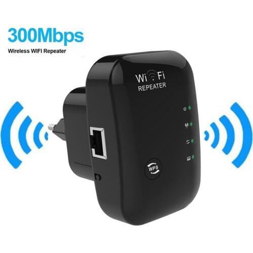 Wireless N 802.11N/B/G WPS 300Mbps WiFi Repeater Network for AP Router Range Signal Expander Booster Extend Amplifier WR03