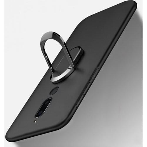 Funda for Huawei Nova 2i Case luxury 5.9 inch Soft Black Silicone Magnetic Car Holder Ring Cases for Huawei Nova 2I Phone Cover