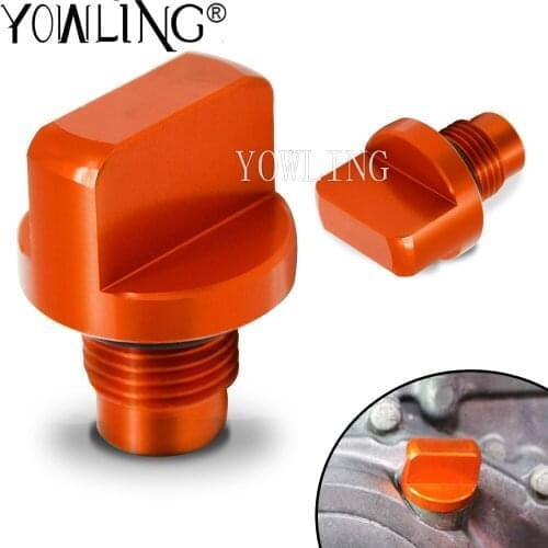 CNC aluminum Hot sale 2017 NEW motorcycle Oil cap Dipstick screw magnetic engine oil filler cap for 125DUKE 200DUKE 390DUKE