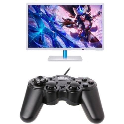 USB 2.0 Gamepad Gaming Joystick Wired Game Controller For PC Computer Laptop